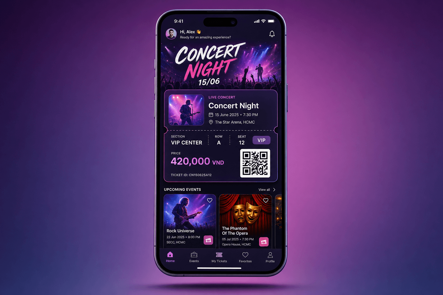 App giải trí — bán vé, cộng đồng fan, tăng doanh thu