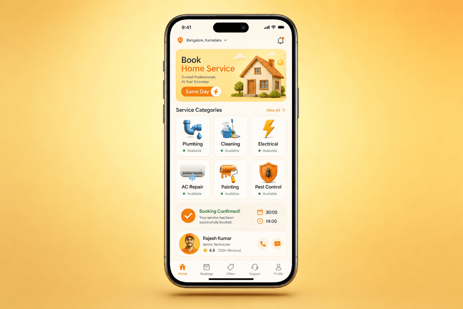 App dịch vụ — đặt nhanh, thanh toán tiện lợi